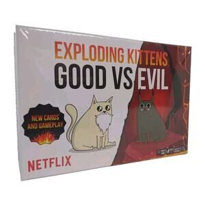 Exploding Kittens: Good vs Evil - Party Card Game Netflix Kids Adults Funny NIB!